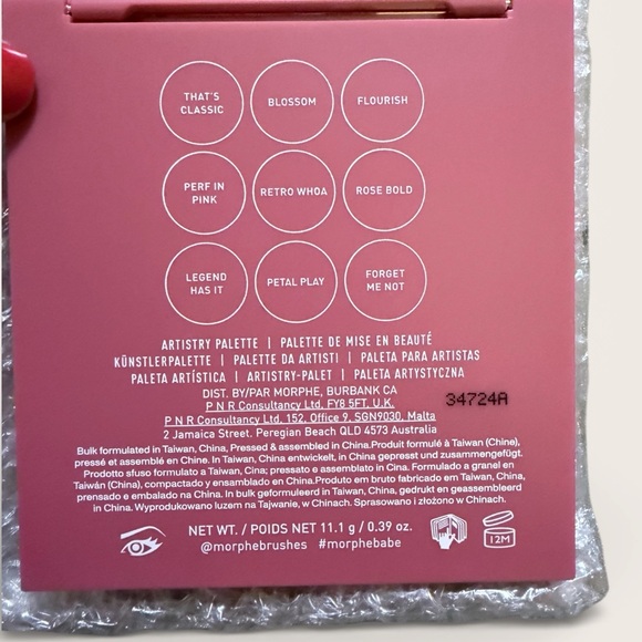 💚🌼NIB Morphe 9V Vintage Rose Artistry Palette - Picture 3 of 5